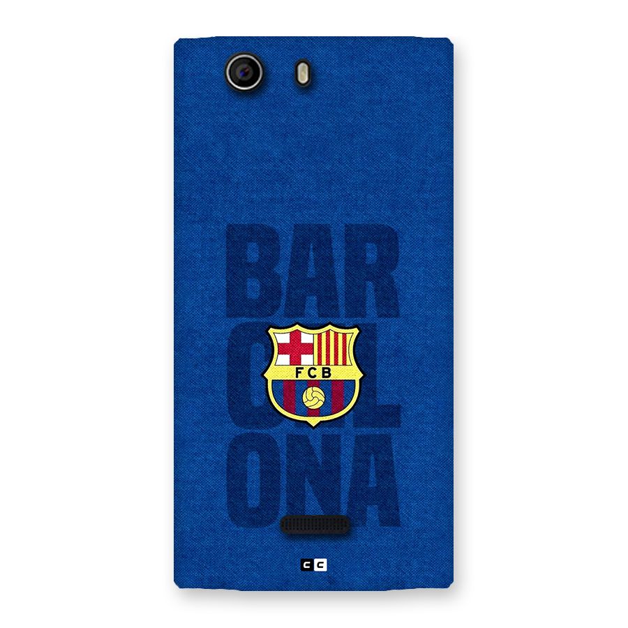 Barcelona Typography Back Case for Canvas Nitro 2 E311