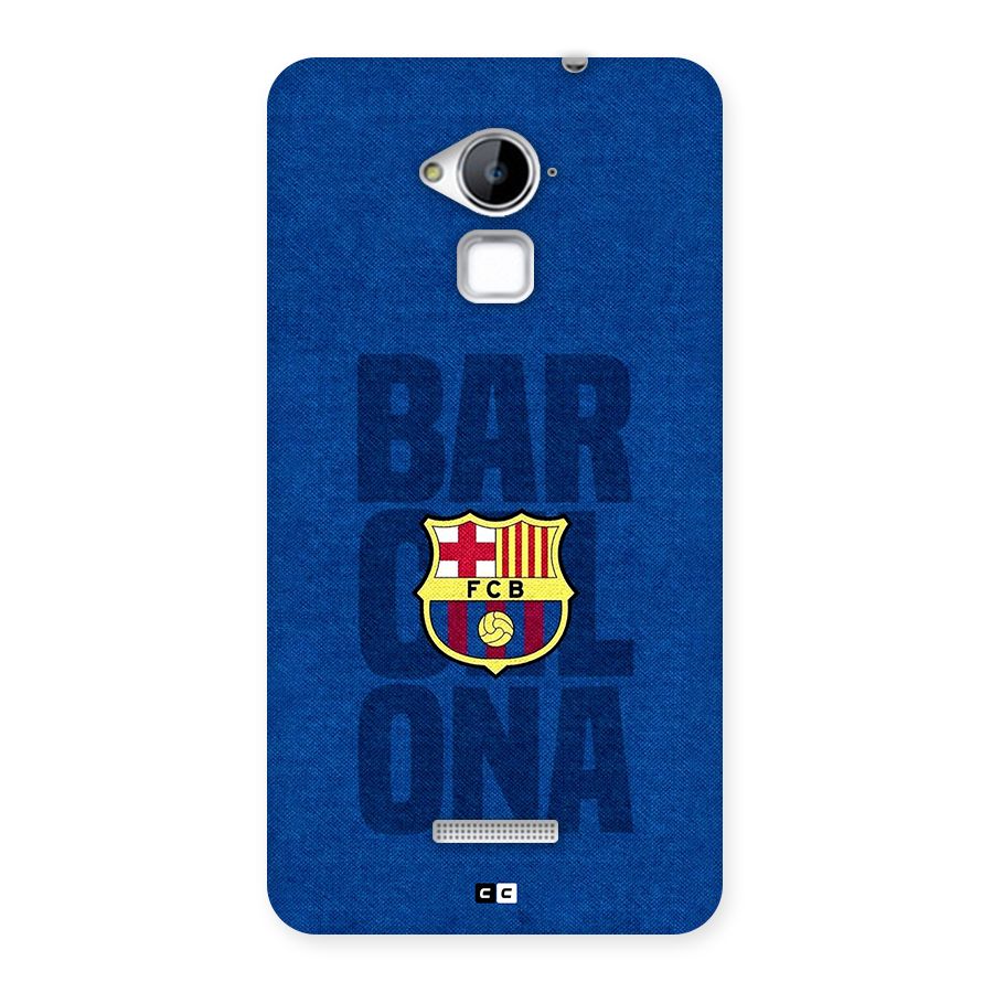 Barcelona Typography Back Case for Coolpad Note 3