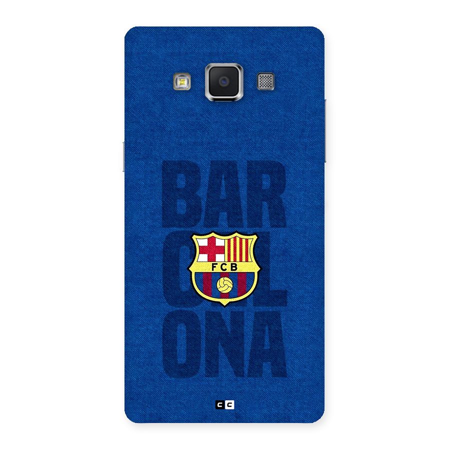 Barcelona Typography Back Case for Galaxy A5