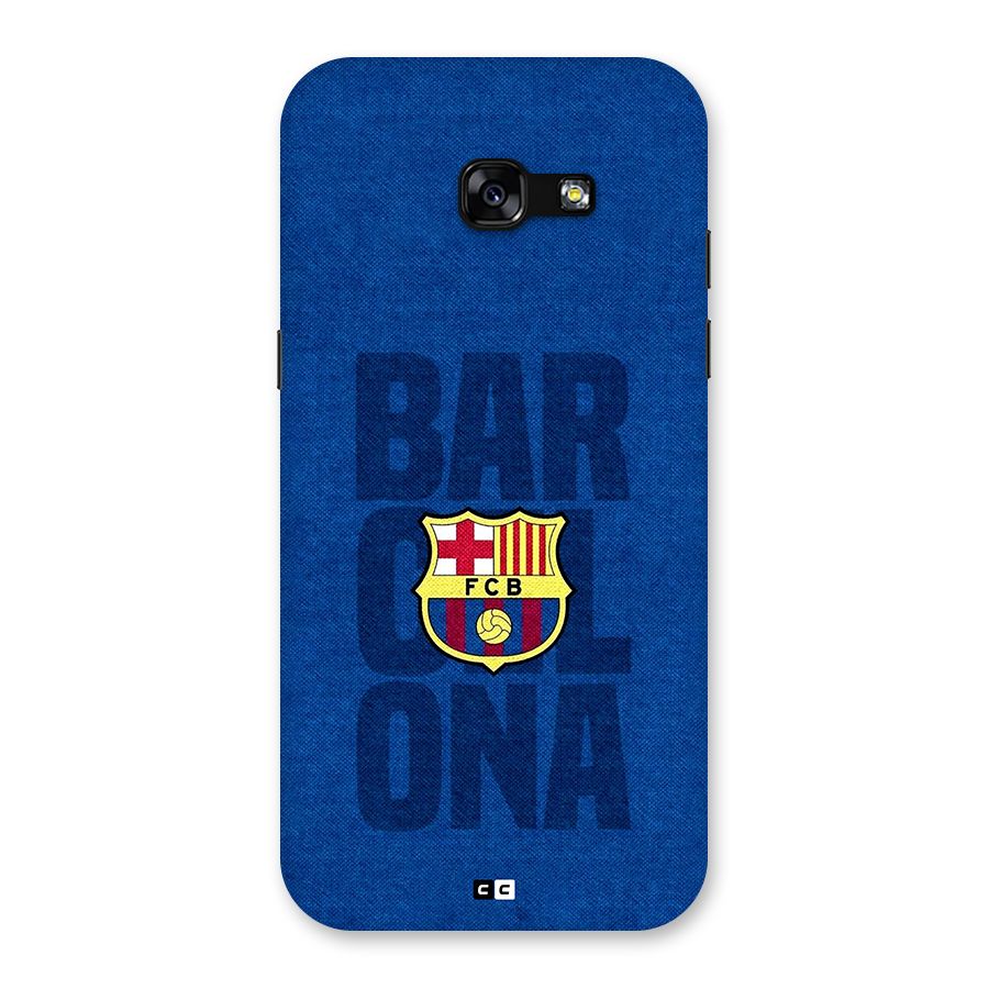 Barcelona Typography Back Case for Galaxy A5 2017