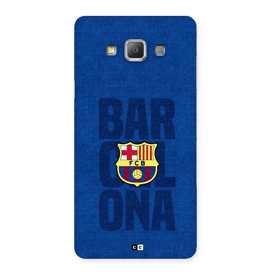 Barcelona Typography Back Case for Galaxy A7