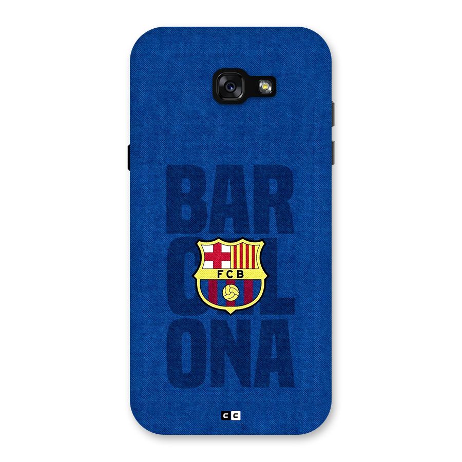 Barcelona Typography Back Case for Galaxy A7 (2017)
