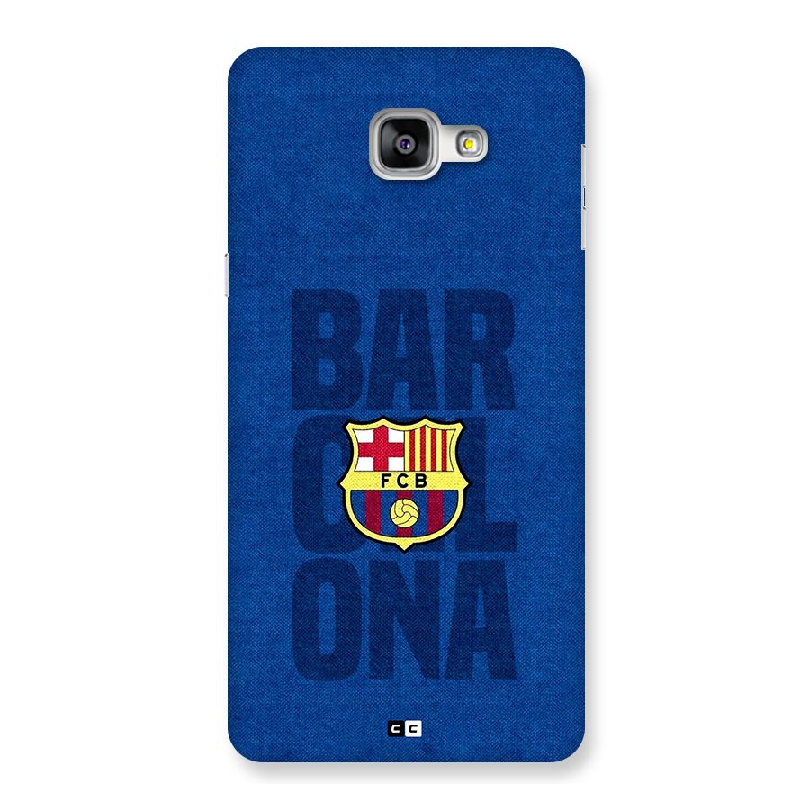 Barcelona Typography Back Case for Galaxy A9