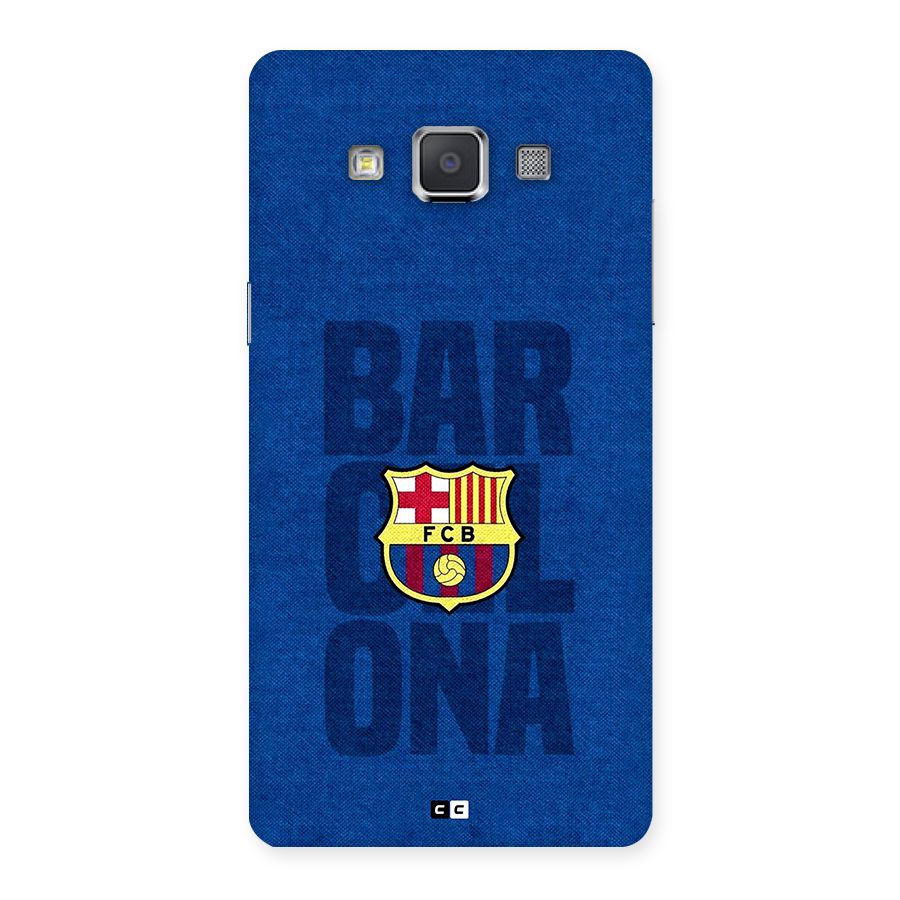 Barcelona Typography Back Case for Galaxy Grand Max