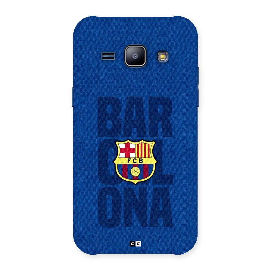 Barcelona Typography Back Case for Galaxy J1