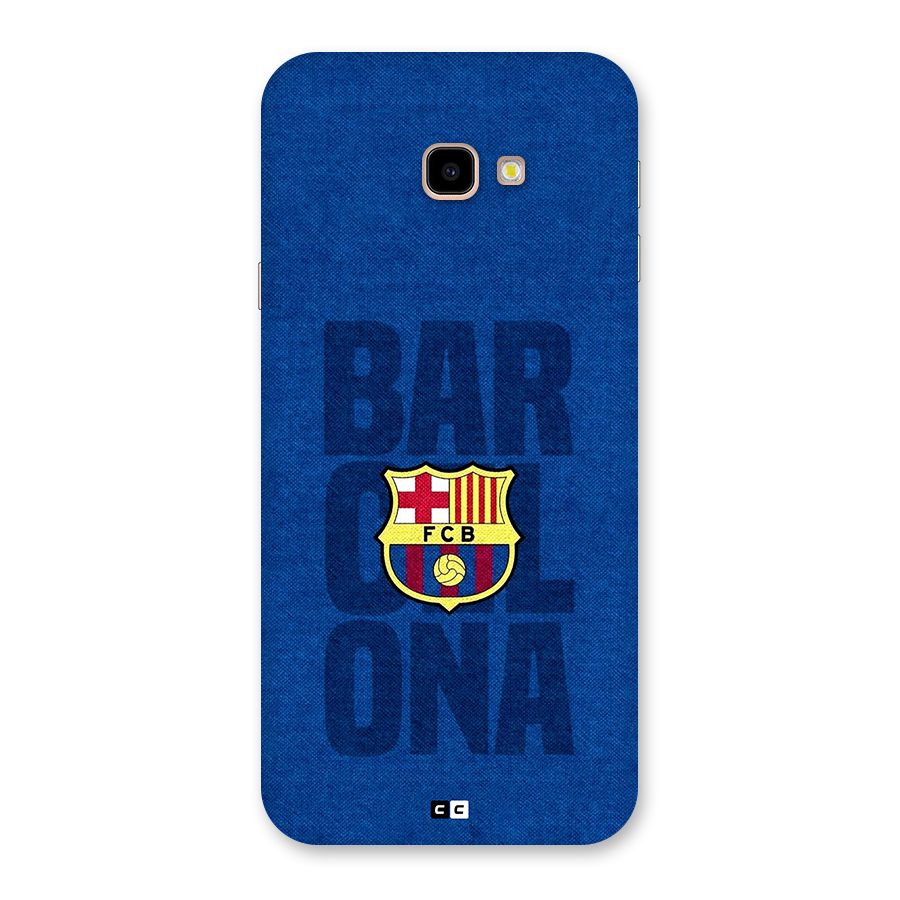 Barcelona Typography Back Case for Galaxy J4 Plus