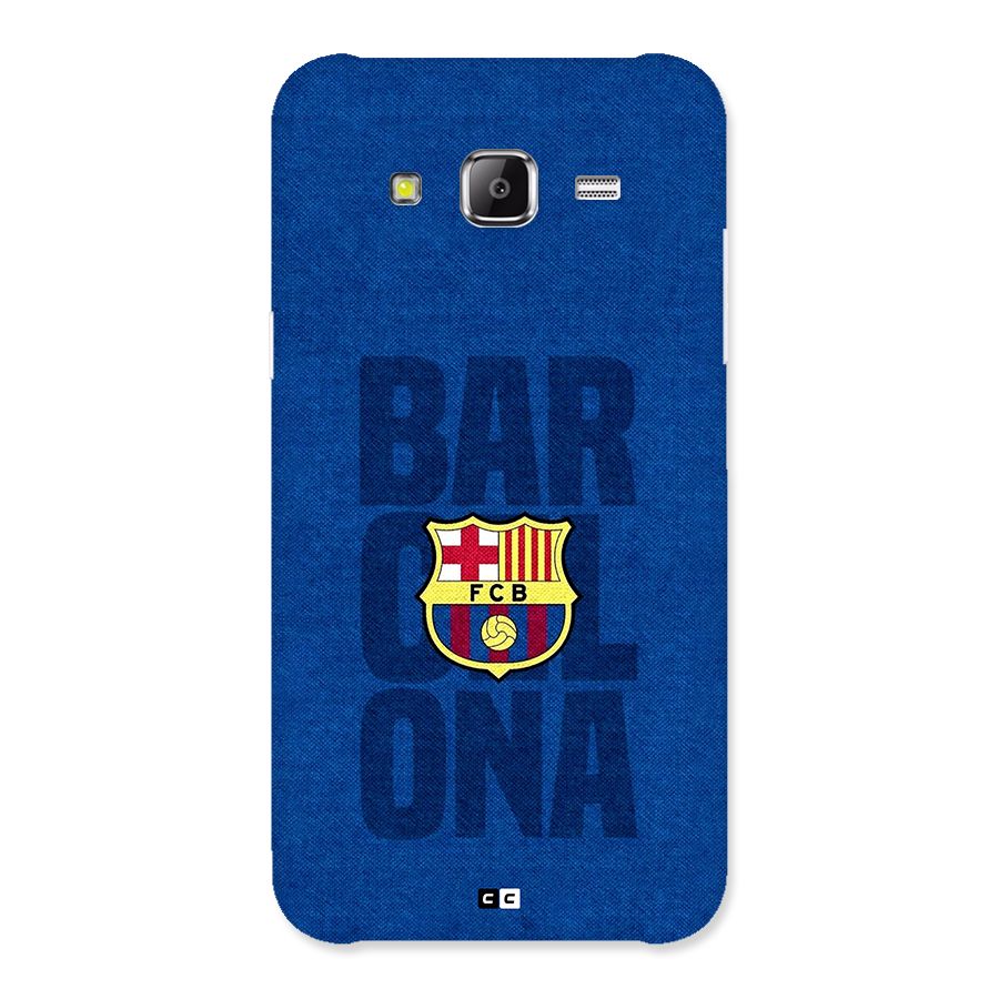 Barcelona Typography Back Case for Galaxy J5
