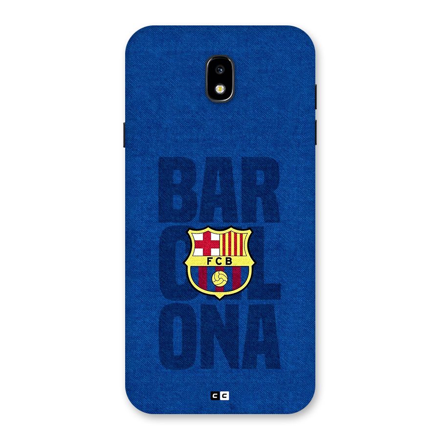 Barcelona Typography Back Case for Galaxy J7 Pro