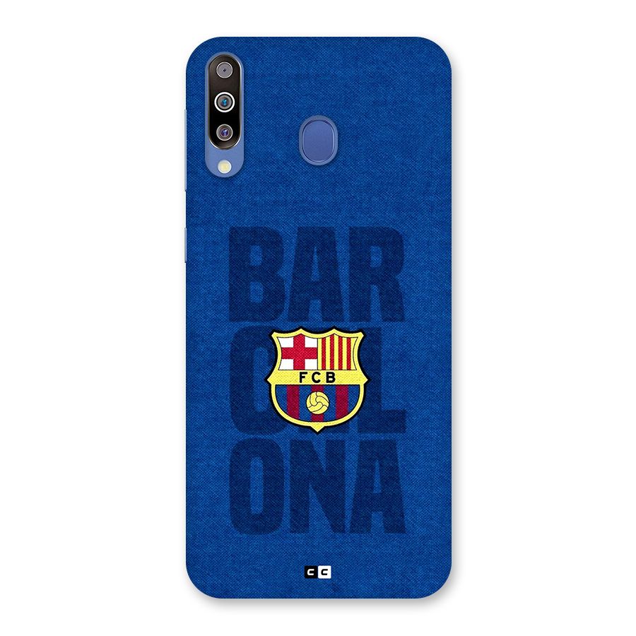 Barcelona Typography Back Case for Galaxy M30
