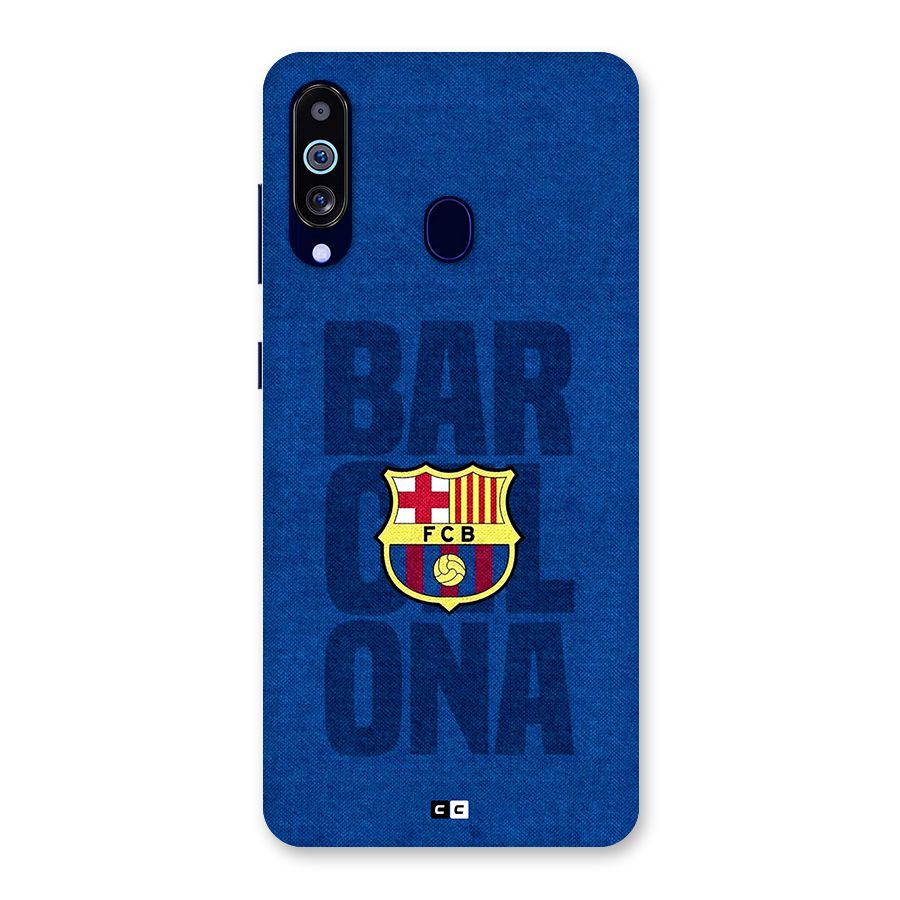 Barcelona Typography Back Case for Galaxy M40