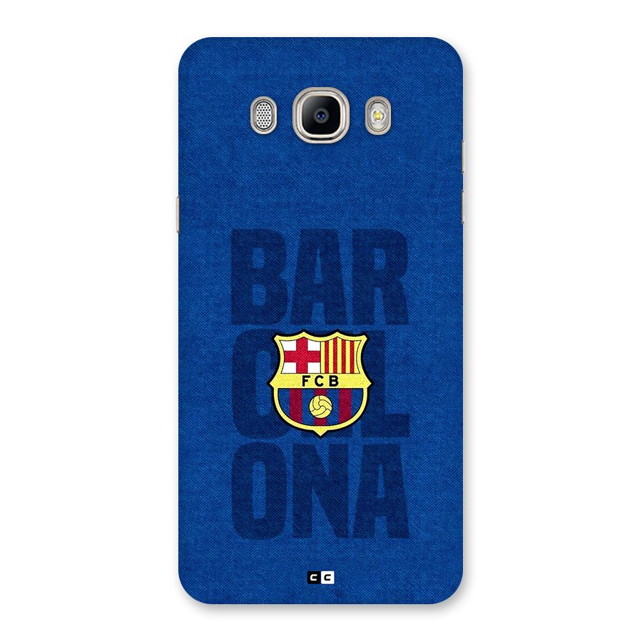 Barcelona Typography Back Case for Galaxy On8
