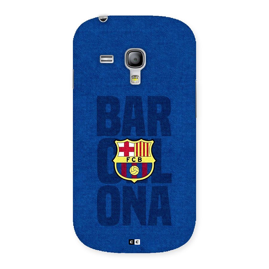 Barcelona Typography Back Case for Galaxy S3 Mini