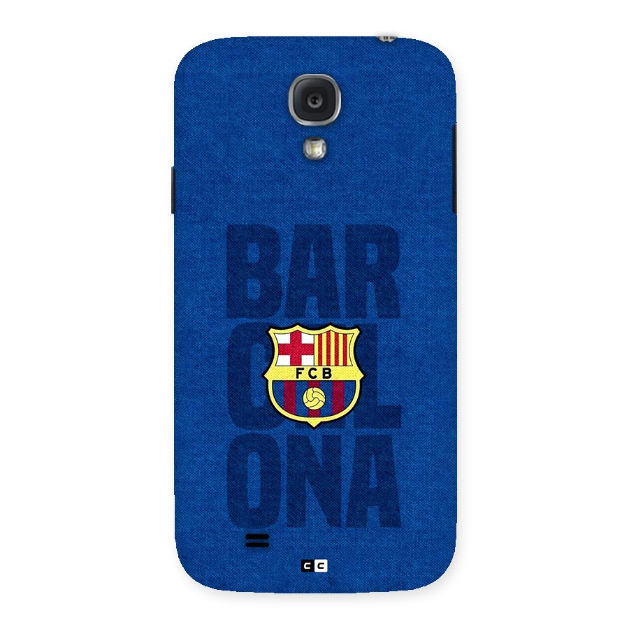 Barcelona Typography Back Case for Galaxy S4
