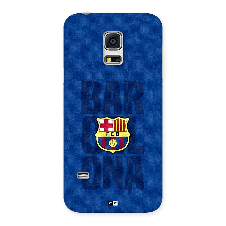 Barcelona Typography Back Case for Galaxy S5 Mini