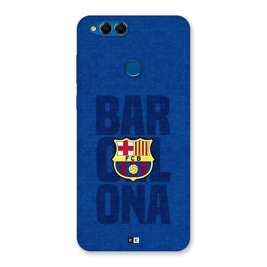 Barcelona Typography Back Case for Honor 7X