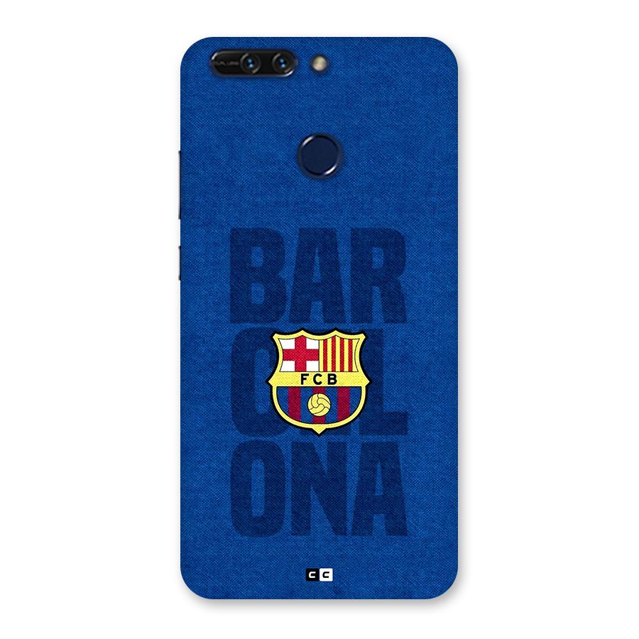Barcelona Typography Back Case for Honor 8 Pro