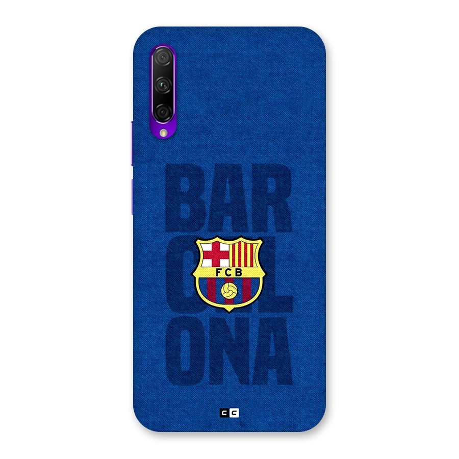 Barcelona Typography Back Case for Honor 9X Pro