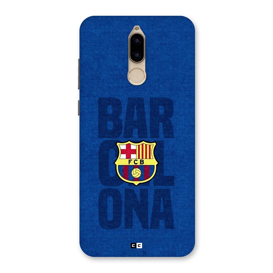 Barcelona Typography Back Case for Honor 9i