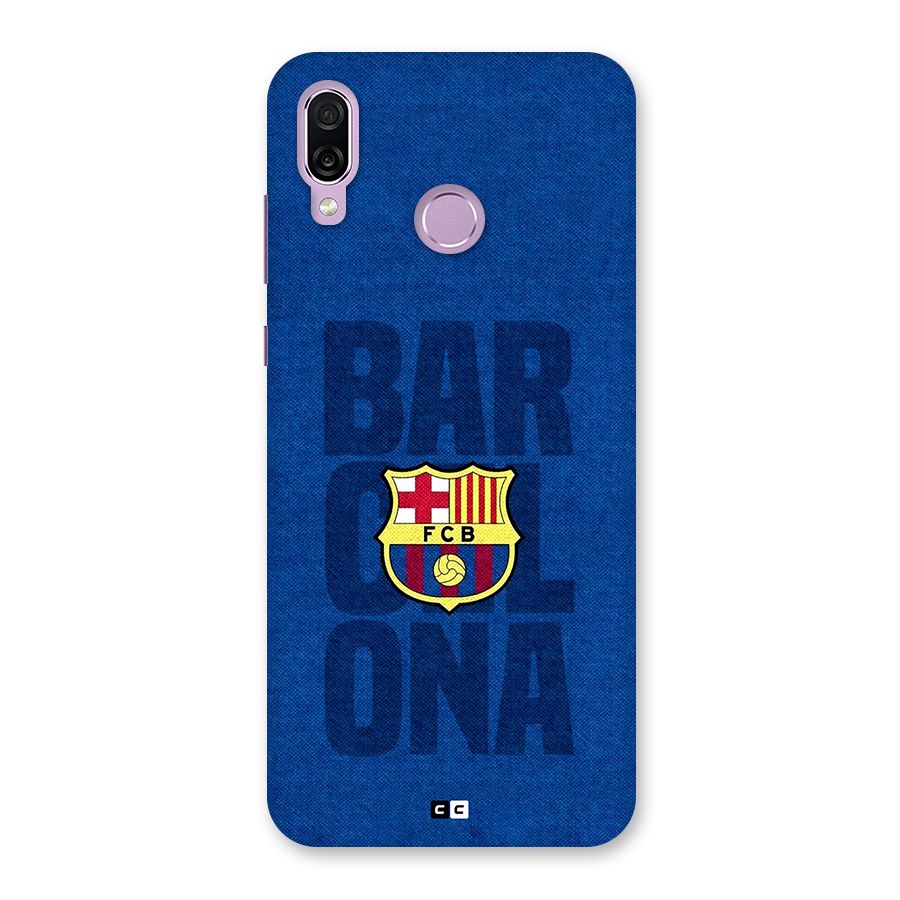Barcelona Typography Back Case for Honor Play
