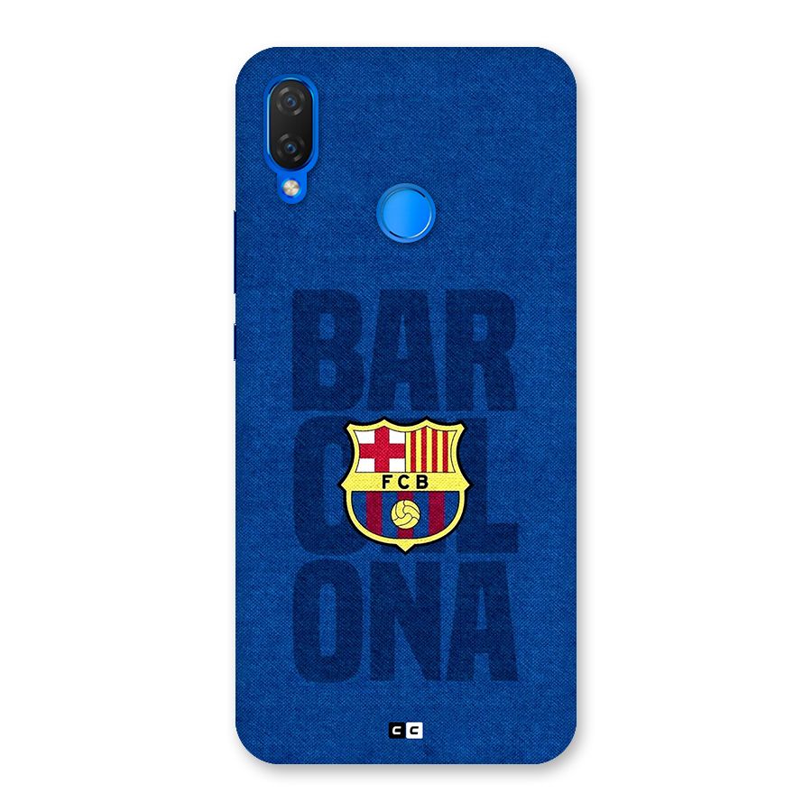 Barcelona Typography Back Case for Huawei P Smart Plus