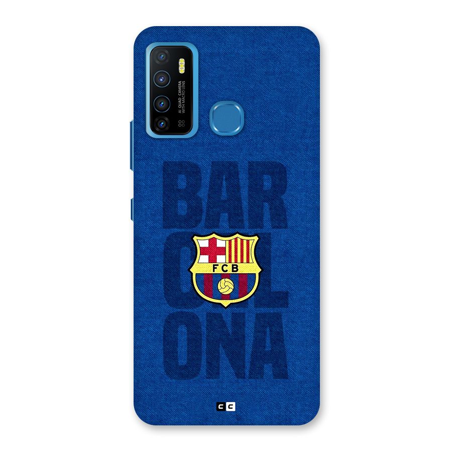 Barcelona Typography Back Case for Infinix Hot 9