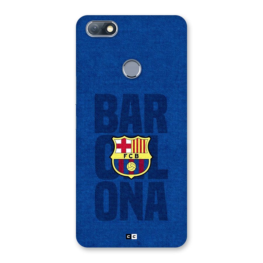 Barcelona Typography Back Case for Infinix Note 5