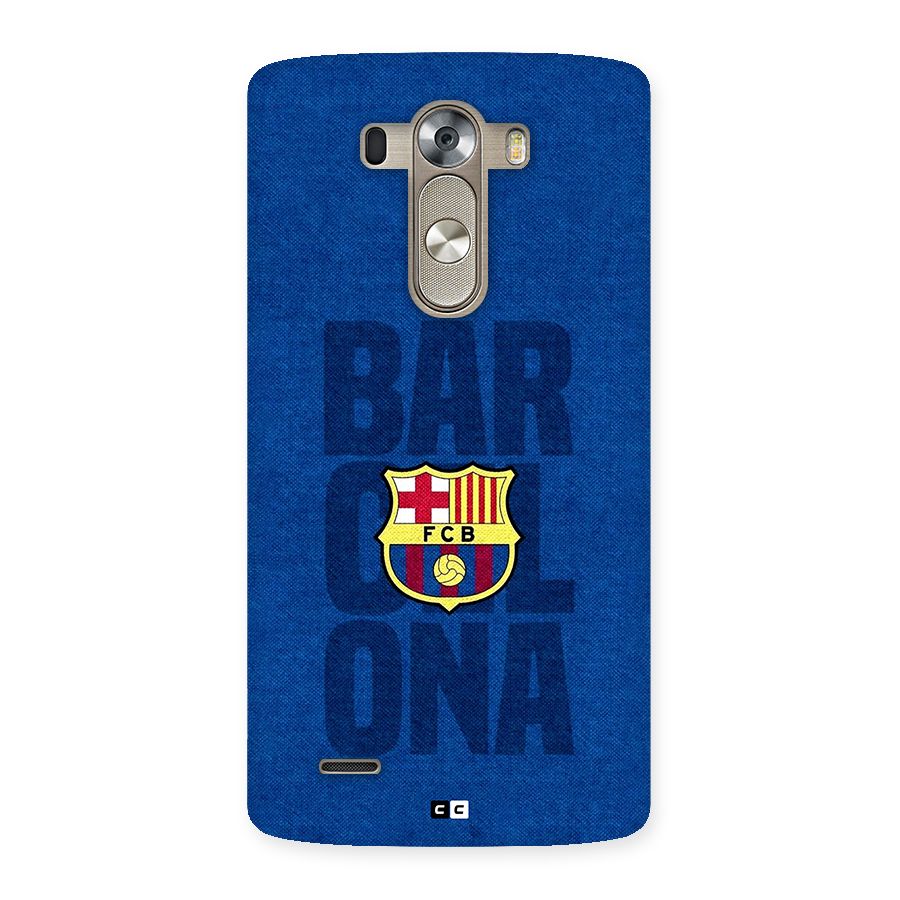 Barcelona Typography Back Case for LG G3