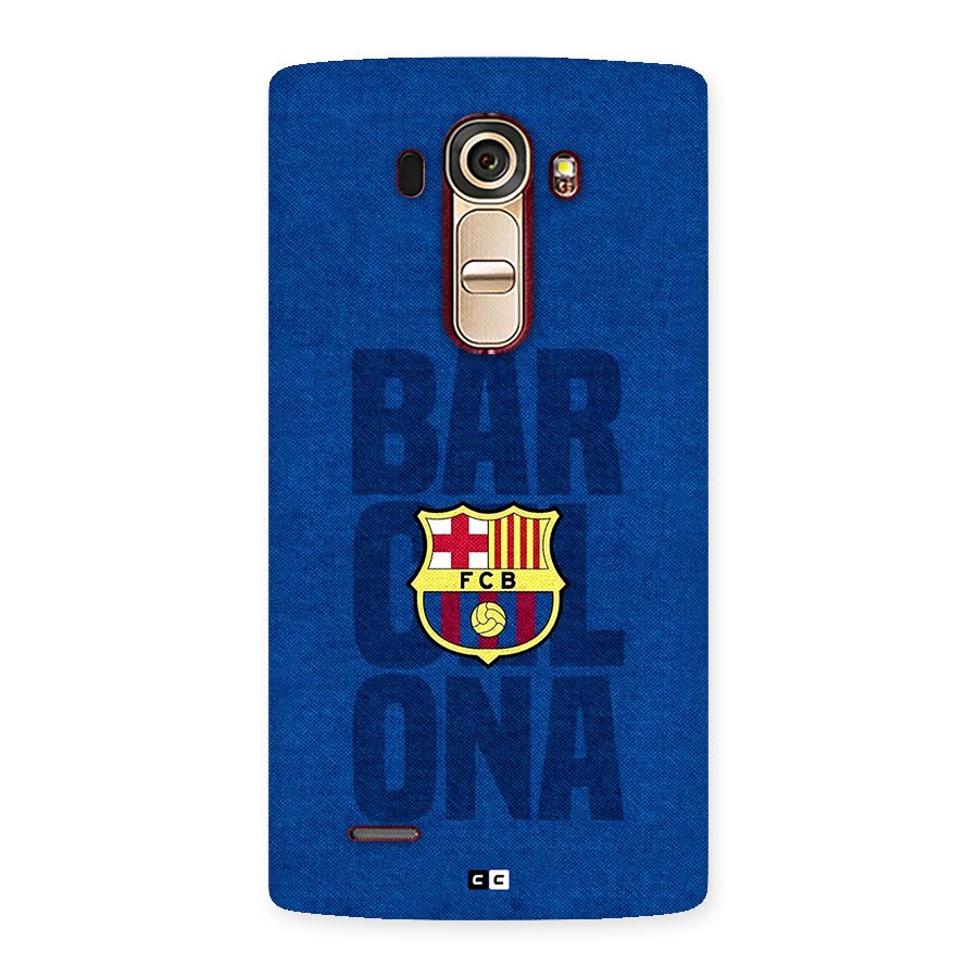 Barcelona Typography Back Case for LG G4