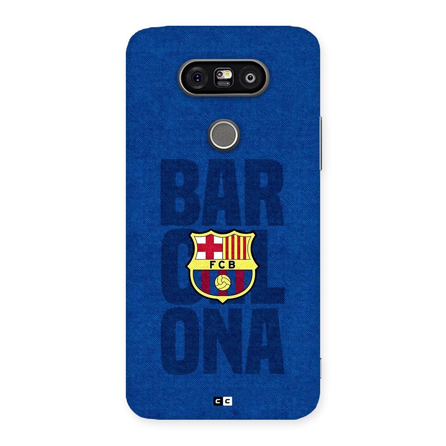 Barcelona Typography Back Case for LG G5