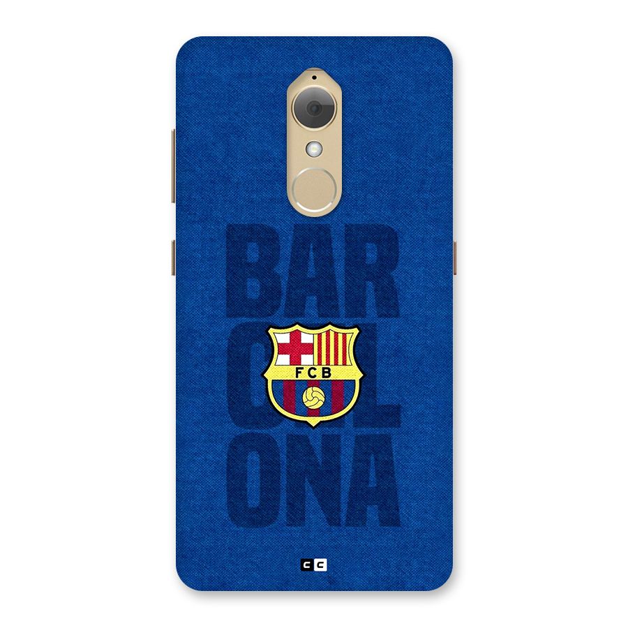 Barcelona Typography Back Case for Lenovo K8