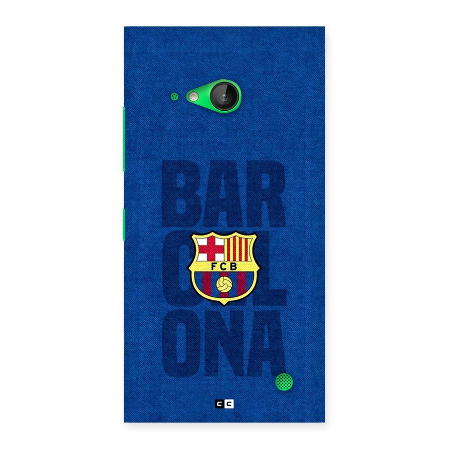 Barcelona Typography Back Case for Lumia 730