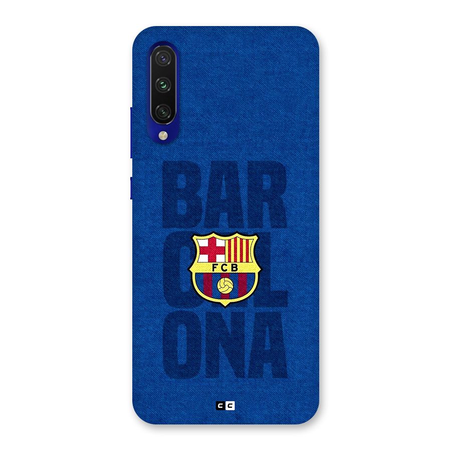 Barcelona Typography Back Case for Mi A3