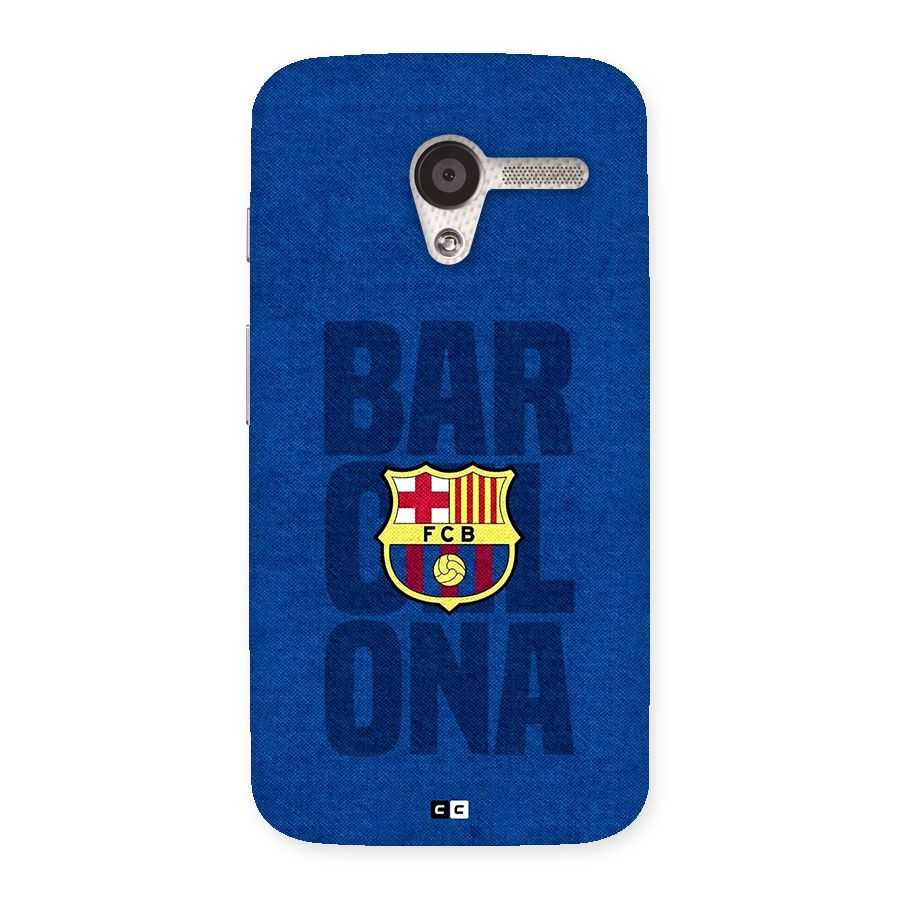 Barcelona Typography Back Case for Moto X