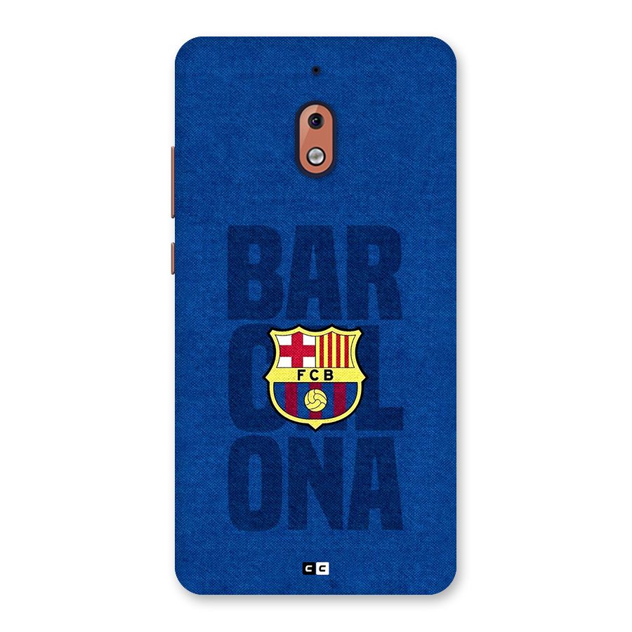 Barcelona Typography Back Case for Nokia 2.1