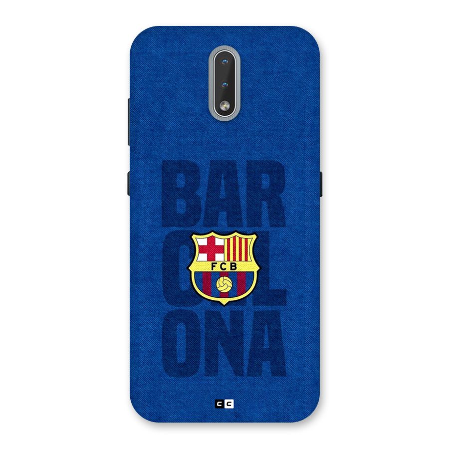 Barcelona Typography Back Case for Nokia 2.3