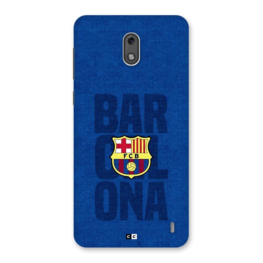 Barcelona Typography Back Case for Nokia 2
