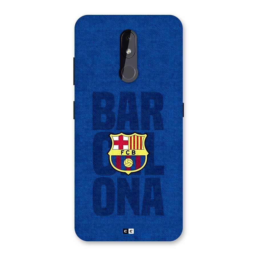 Barcelona Typography Back Case for Nokia 3.2