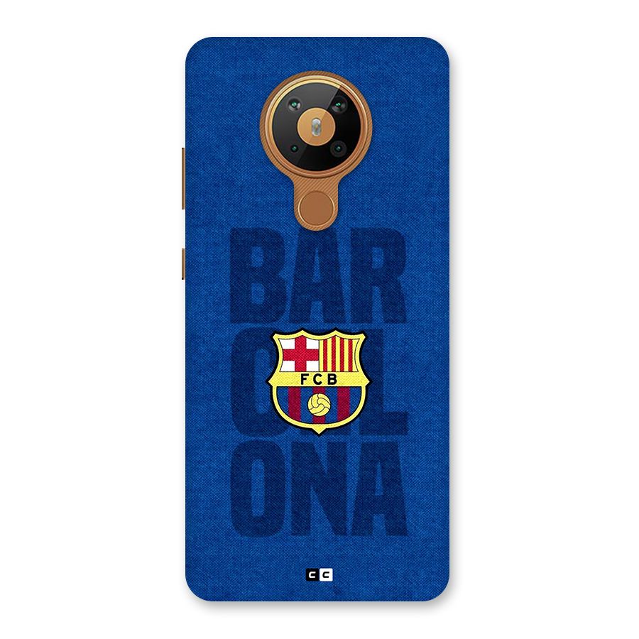Barcelona Typography Back Case for Nokia 5.3