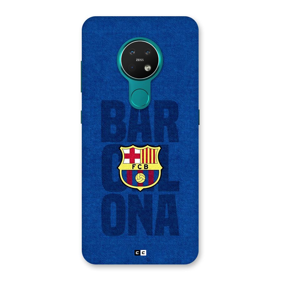 Barcelona Typography Back Case for Nokia 7.2