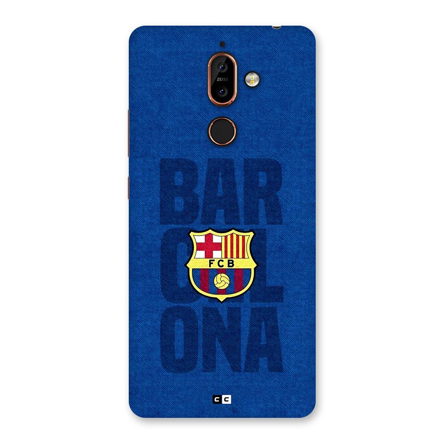 Barcelona Typography Back Case for Nokia 7 Plus
