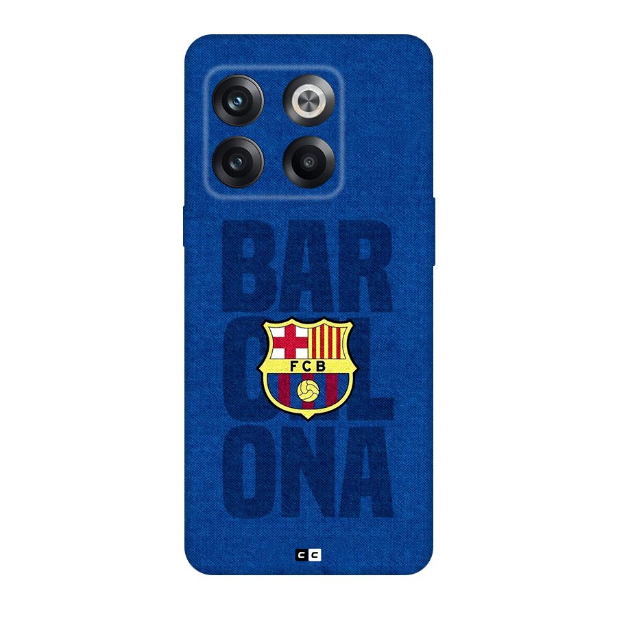 Barcelona Typography Back Case for OnePlus 10T