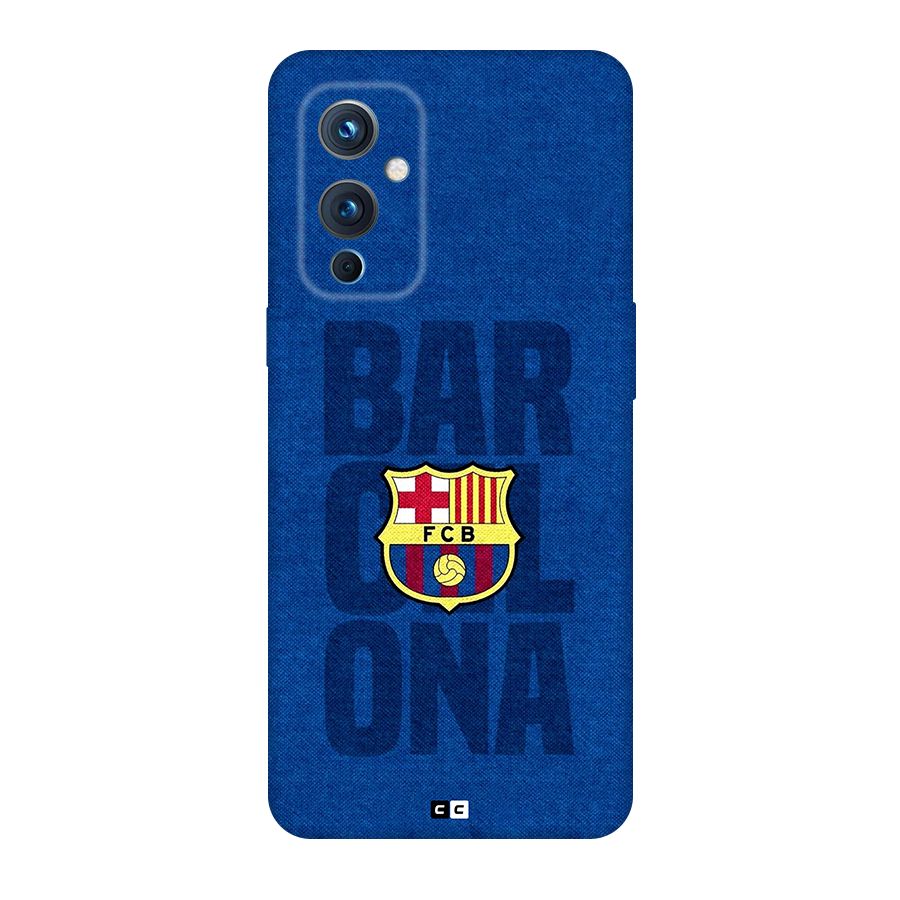 Barcelona Typography Back Case for OnePlus 9