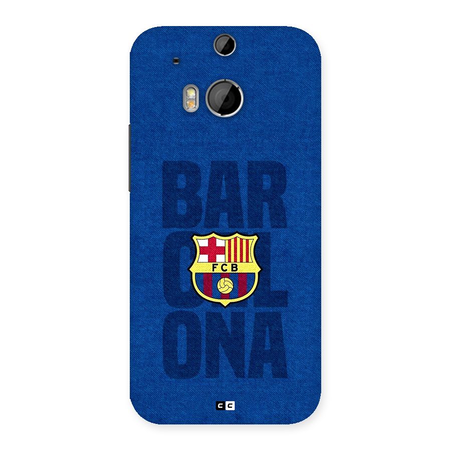 Barcelona Typography Back Case for One M8