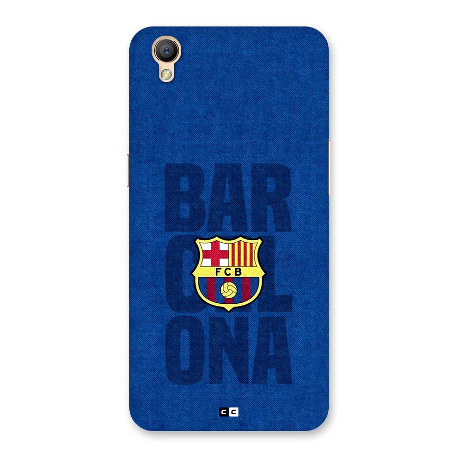 Barcelona Typography Back Case for Oppo A37
