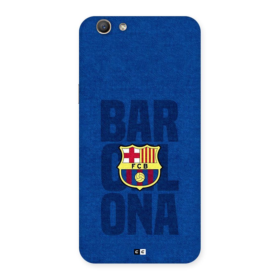 Barcelona Typography Back Case for Oppo A59