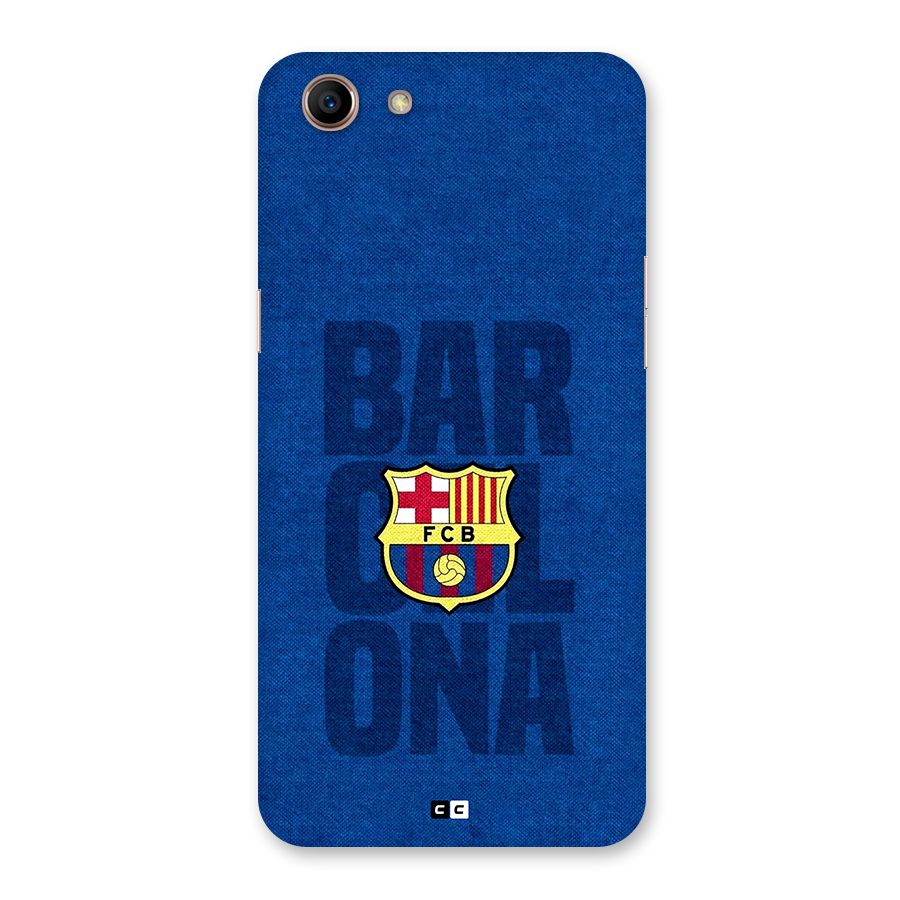Barcelona Typography Back Case for Oppo A83 (2018)