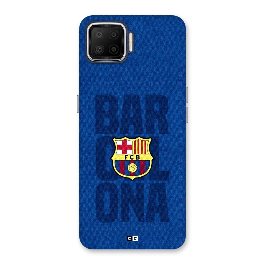 Barcelona Typography Back Case for Oppo F17