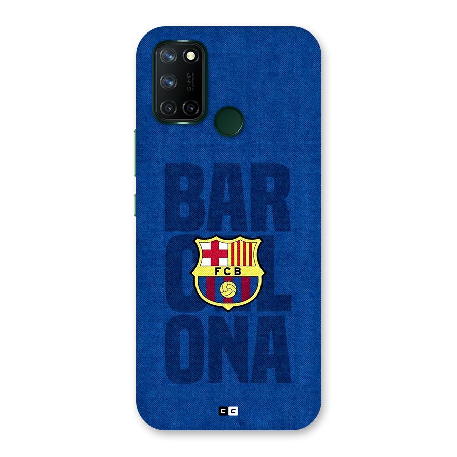 Barcelona Typography Back Case for Realme 7i