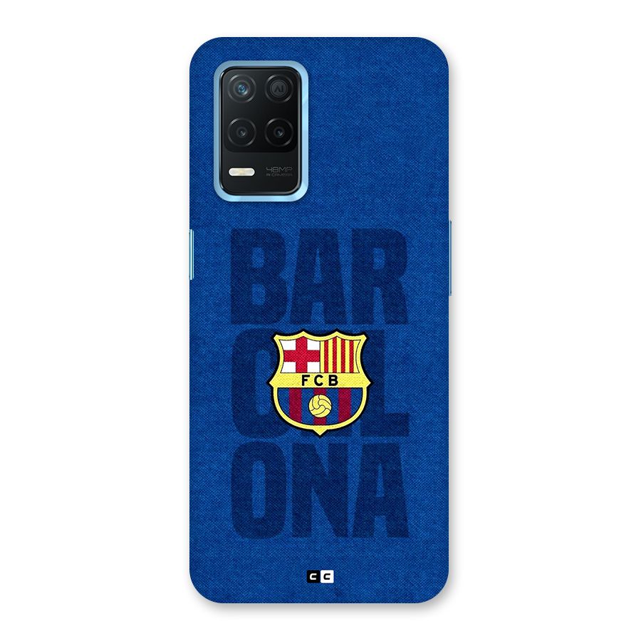Barcelona Typography Back Case for Realme 8 5G