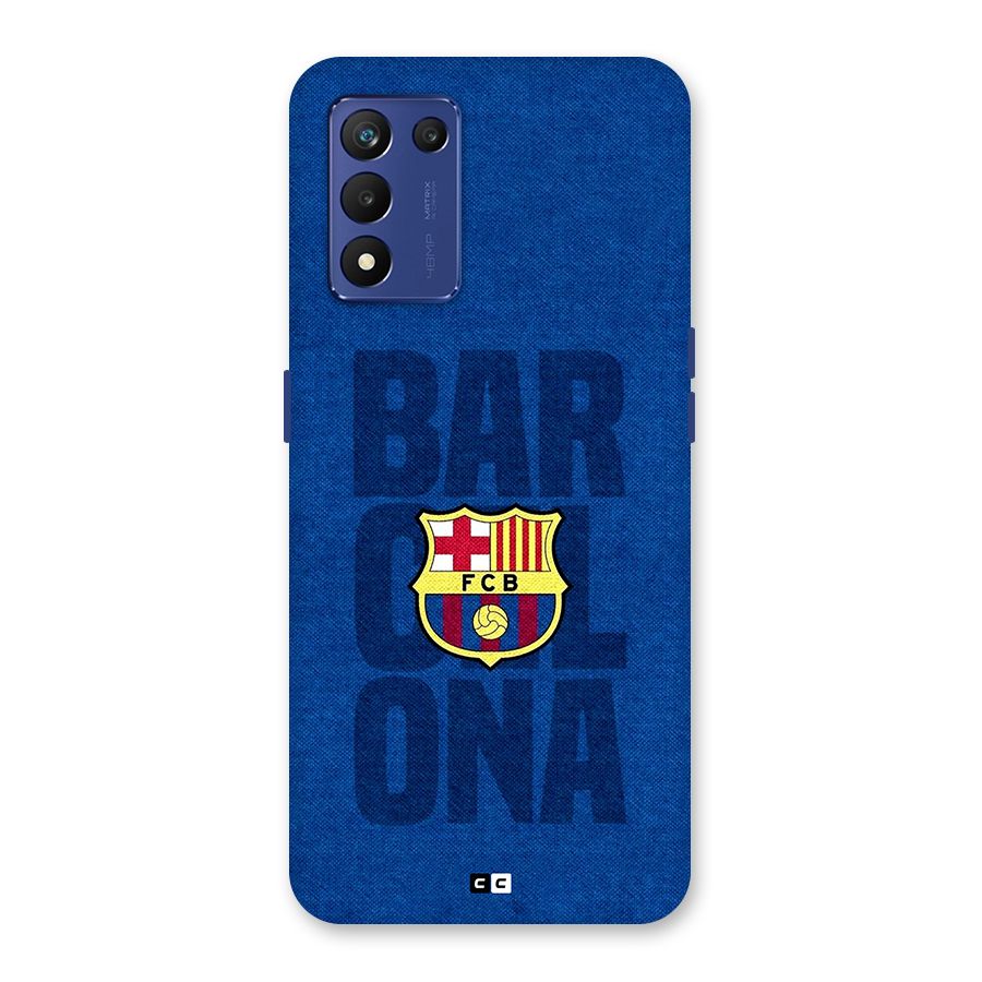Barcelona Typography Back Case for Realme 9 5G Speed
